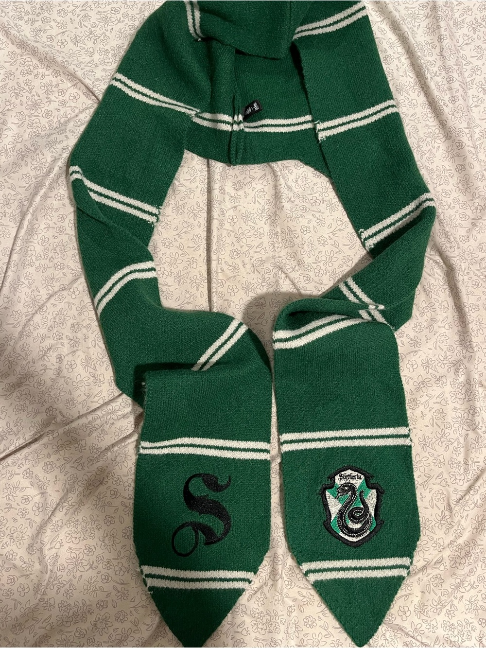 Harry Potter Green Slytherin Scarf